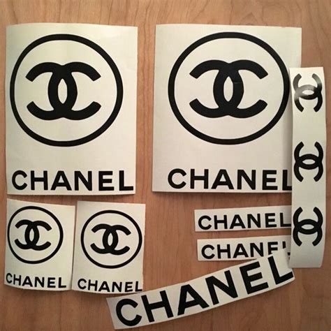 chanel logo car stickers|chanel logo decal sticker.